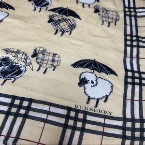 Burberry Sheep and Umbrella Scarf